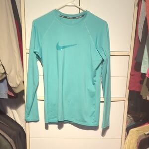 Nike Aqua Long Sleeve Top